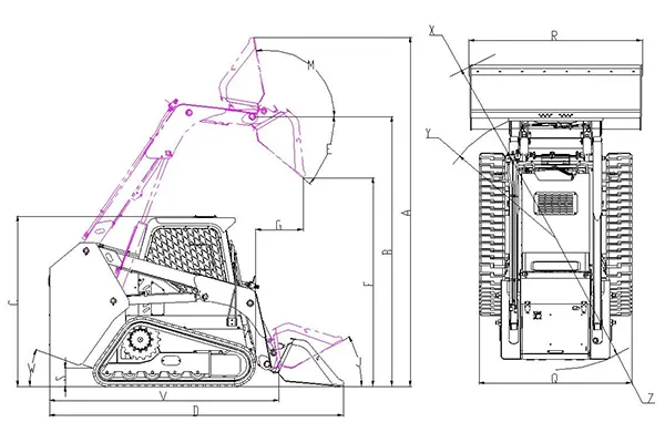 ST30130TEV Electric Skid Steer Loader