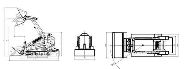LY850 Mini Skid Steer Loader