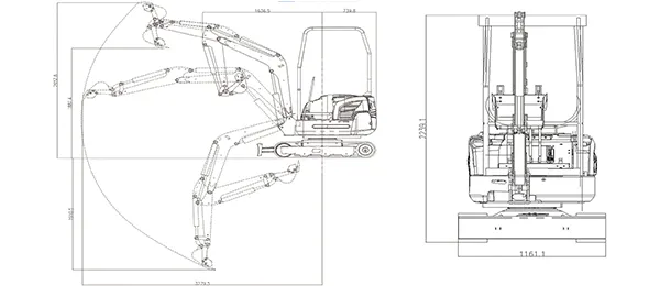 KE18 Electric Crawler Excavator
