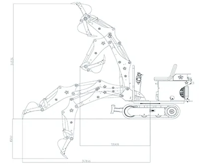 KV08 Mini Crawler Excavator